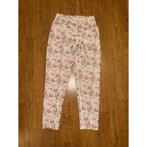 Evolution & Creation EVCR High Waist light Pink Floral Print Leggings MD